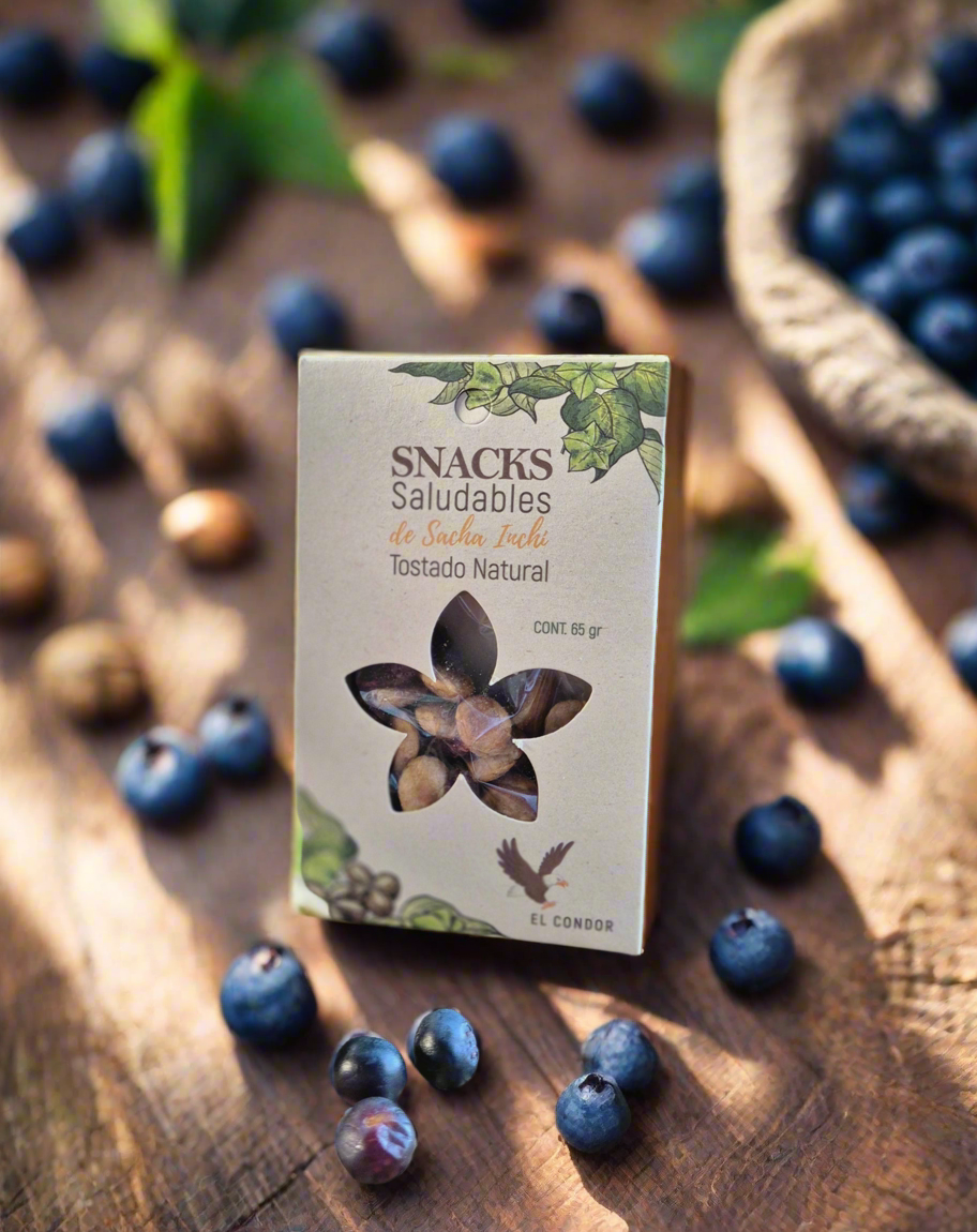 A Perfect Blend: Sacha Inchi Nuts with Dried Blueberries